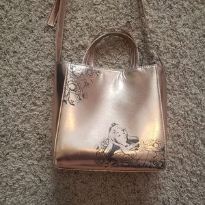 DISNEY Sleeping Beauty Rose Gold Girls Purse